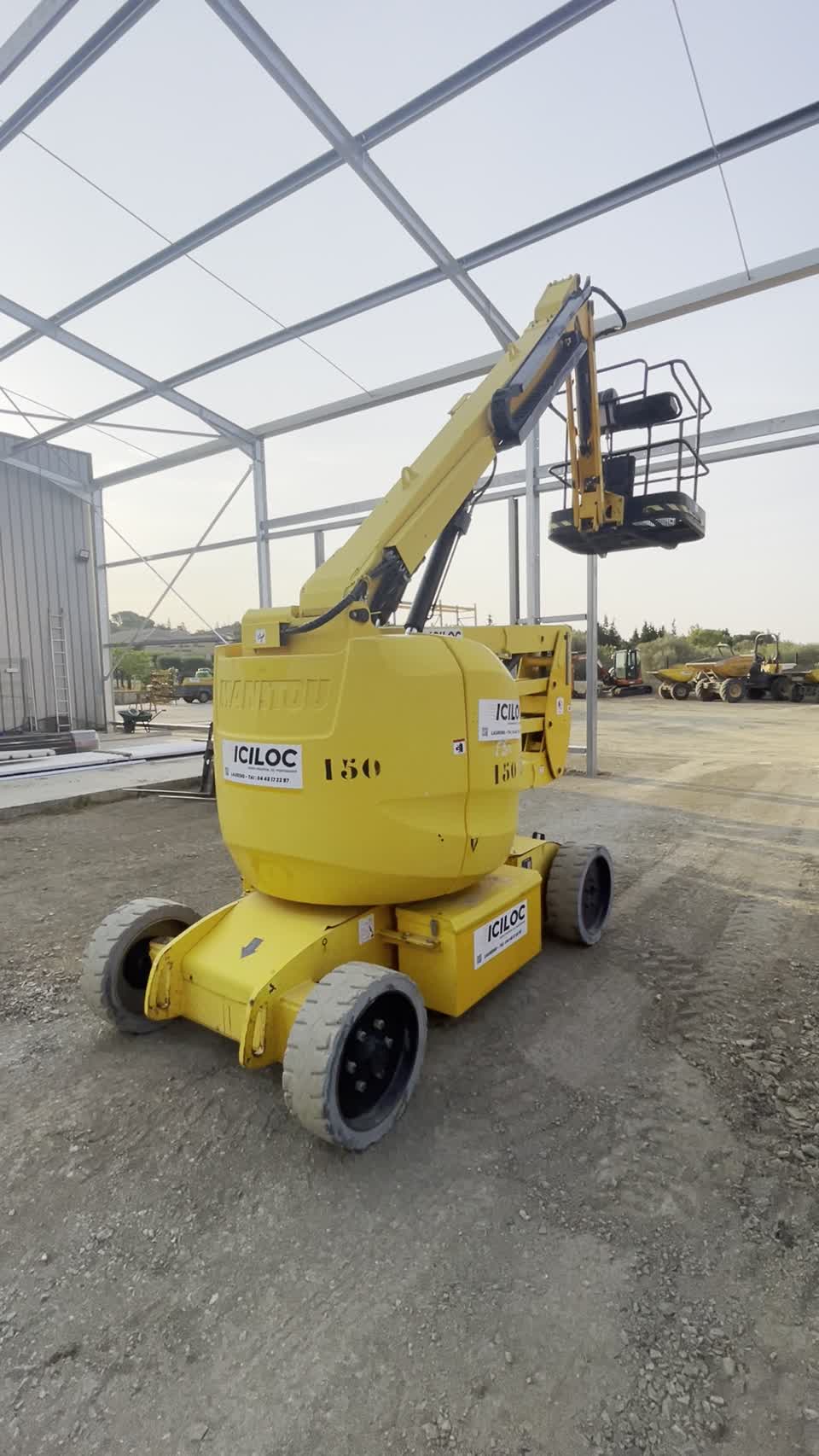Description nacelle articulée élec 15m