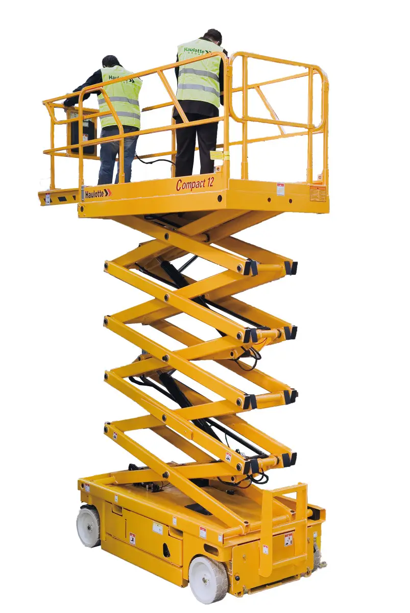 haulotte scherenarbeitsb hne titel 11 98m arbeitsh he 300kg tragf higkeit